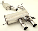 Friedrich Motorsport 76mm Duplexanlage mit Klappensteuerung Edelstahl/stainless steel passend für VW Golf 5