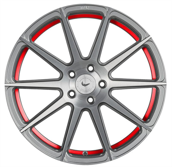 BARRACUDA PROJECT 2.0 silver brushed/ undercut Color Trim rot Felge 9x20 - 20 Zoll 5x112 Lochkreis