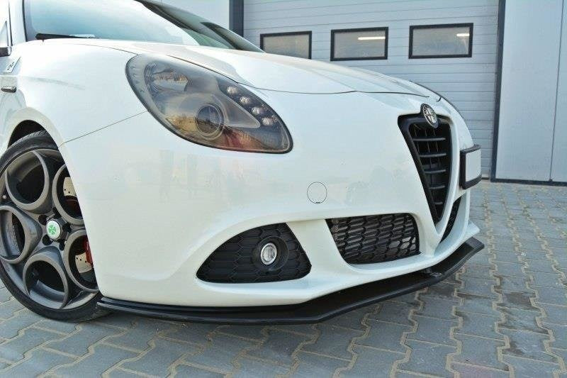 Maxton Design Front Ansatz für v.1 Alfa Romeo Giulietta schwarz Hochglanz
