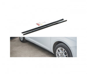 Maxton Design Seitenschweller Ansatz für Alfa Romeo Giulietta Facelift schwarz Hochglanz