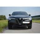 Maxton Design Front Ansatz V.1 für Alfa Romeo Stelvio schwarz Hochglanz