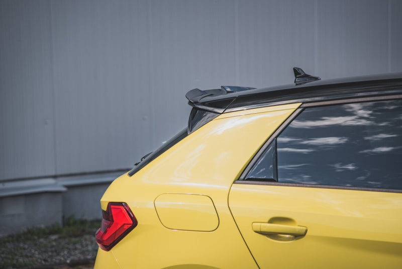 Maxton Design Spoiler CAP für Audi A1 S-Line GB schwarz Hochglanz