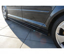 Maxton Design Seitenschweller Ansatz für Audi A3 Sportback 8P / 8P Facelift schwarz Hochglanz