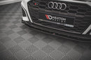 Maxton Design Front Ansatz V.2 für Audi S3 / A3 S-Line 8Y schwarz Hochglanz