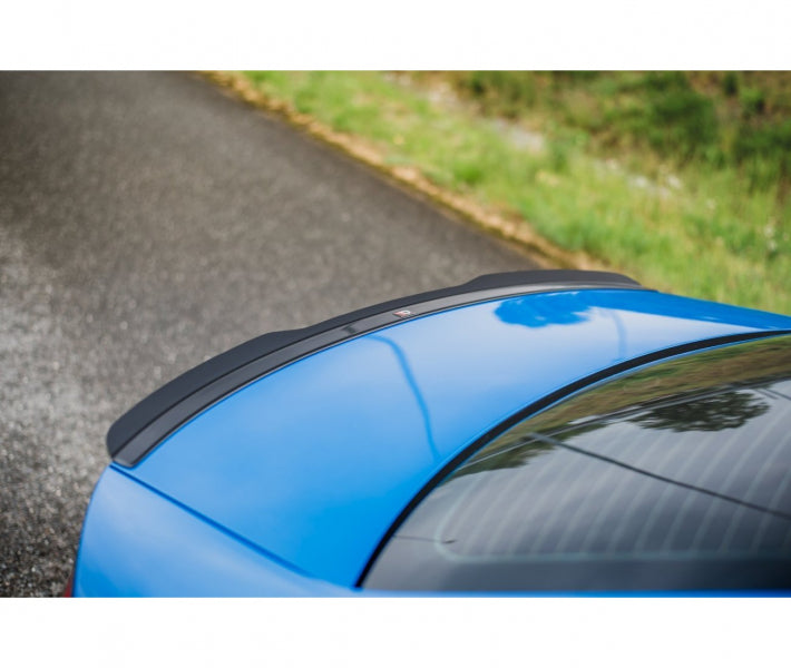 Maxton Design Spoiler CAP für Audi A4 / A4 S-Line B8 / B8 FL Limousine schwarz Hochglanz