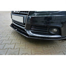Maxton Design Front Diffuser V.2 Audi A4 B8 schwarz Hochglanz