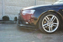 Maxton Design Front Diffuser V.1 Audi A4 B8 FL schwarz Hochglanz