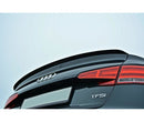 Maxton Design Spoiler CAP für Audi A4 S-Line B9 Limousine schwarz Hochglanz