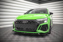 Maxton Design Front Ansatz V.1 für Audi RS3 8Y schwarz Hochglanz