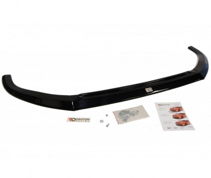 Maxton Design Front diffusor V.1 Audi S3 / A3 S-Line 8V Limousine / Cabrio schwarz Hochglanz