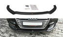 Maxton Design Front Ansatz V.2 für Audi S3 / A3 S-Line 8V FL Limousine schwarz Hochglanz