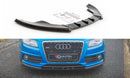 Maxton Design Spoiler Anteriore per Audi S4 / A4 S-Line B8 nero lucido