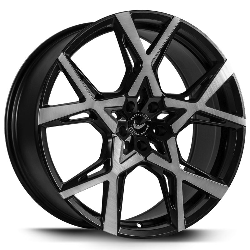 BARRACUDA PROJECT X Black brushed Surface Felge 10x22 - 22 Zoll 5x112 Lochkreis - Beast Performance Fahrzeugtechnik OHG