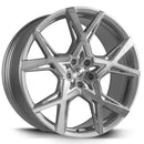 BARRACUDA PROJECT X Silver-brushed-Surface Felge 10x22 - 22 Zoll 5x112 Lochkreis - Beast Performance Fahrzeugtechnik OHG