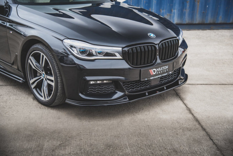 Maxton Design Front Ansatz V.2 für BMW 7 M-Paket G11 schwarz matt