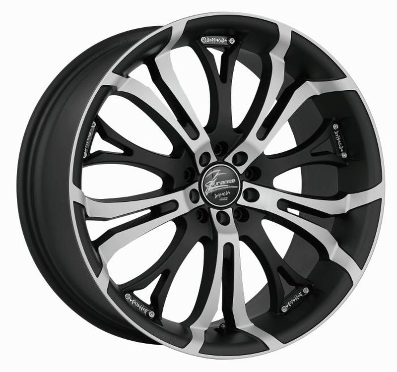 BARRACUDA TZUNAMEE Mattblack-polished Felge 8x18 - 18 Zoll 5x112 Lochkreis - Beast Performance Fahrzeugtechnik OHG