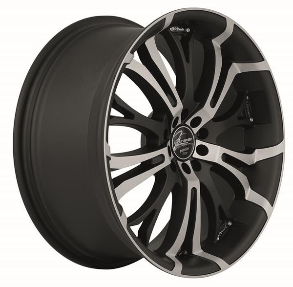 BARRACUDA TZUNAMEE Mattblack-polished Felge 7,5x17 - 17 Zoll 5x112 Lochkreis - Beast Performance Fahrzeugtechnik OHG