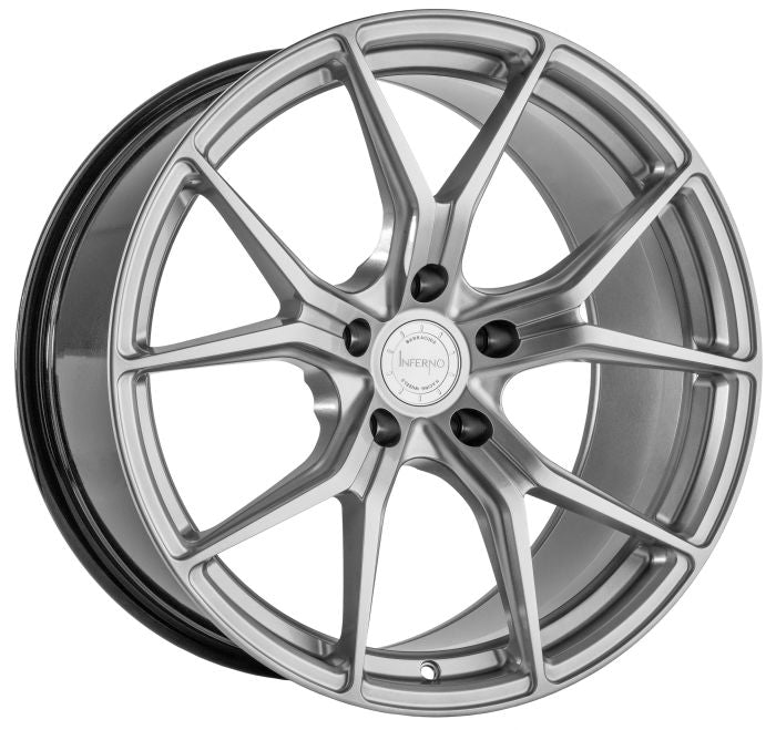 BARRACUDA INFERNO Silver Felge 8,5x20 - 20 Zoll 5x120 Lochkreis - Beast Performance Fahrzeugtechnik OHG