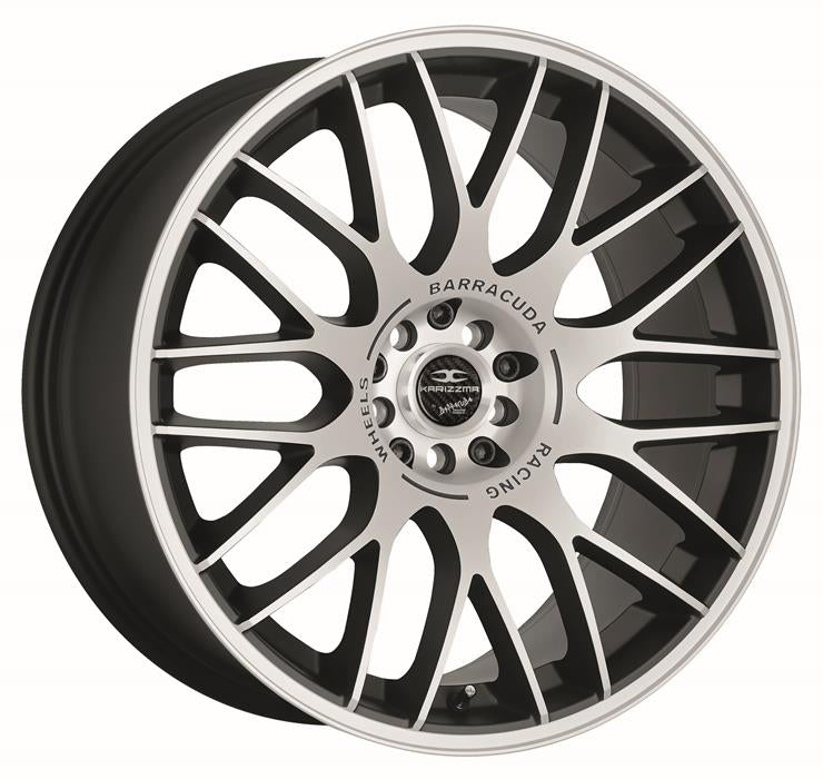 BARRACUDA KARIZZMA Mattblack-polished Felge 9,5x19 - 19 Zoll 5x114,3 Lochkreis - Beast Performance Fahrzeugtechnik OHG