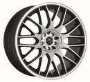 BARRACUDA KARIZZMA Mattblack-polished / Color Trim weiss Felge 9,5x19 - 19 Zoll 5x108 Lochkreis - Beast Performance Fahrzeugtechnik OHG