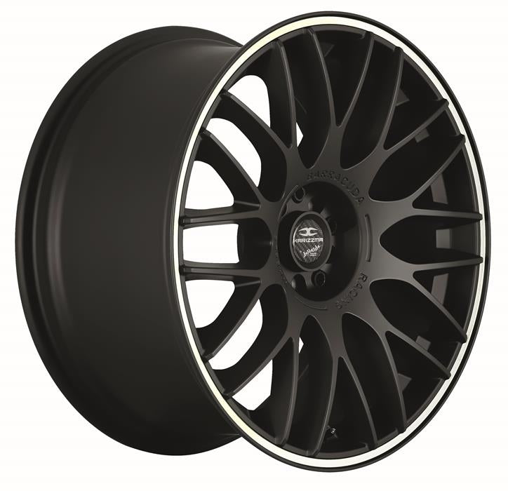 BARRACUDA KARIZZMA Mattblack Puresports / Color Trim weiss Felge 9x20 - 20 Zoll 5x112 Lochkreis - Beast Performance Fahrzeugtechnik OHG