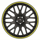 BARRACUDA KARIZZMA PureSports / Color Trim gelb Felge 9,5x19 - 19 Zoll 5x110 Lochkreis - Beast Performance Fahrzeugtechnik OHG
