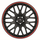 BARRACUDA KARIZZMA PureSports / Color Trim rot Felge 9,5x19 - 19 Zoll 5x110 Lochkreis - Beast Performance Fahrzeugtechnik OHG