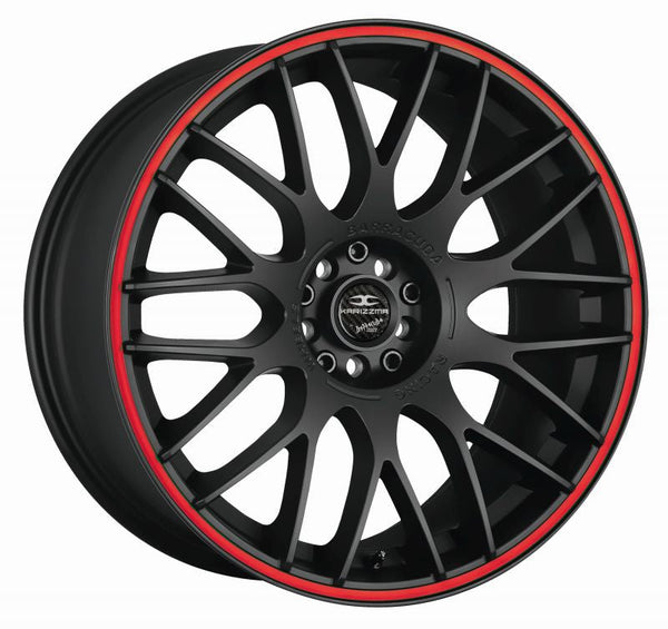 BARRACUDA KARIZZMA PureSports / Color Trim rot Felge 8,5x19 - 19 Zoll 5x110 Lochkreis - Beast Performance Fahrzeugtechnik OHG