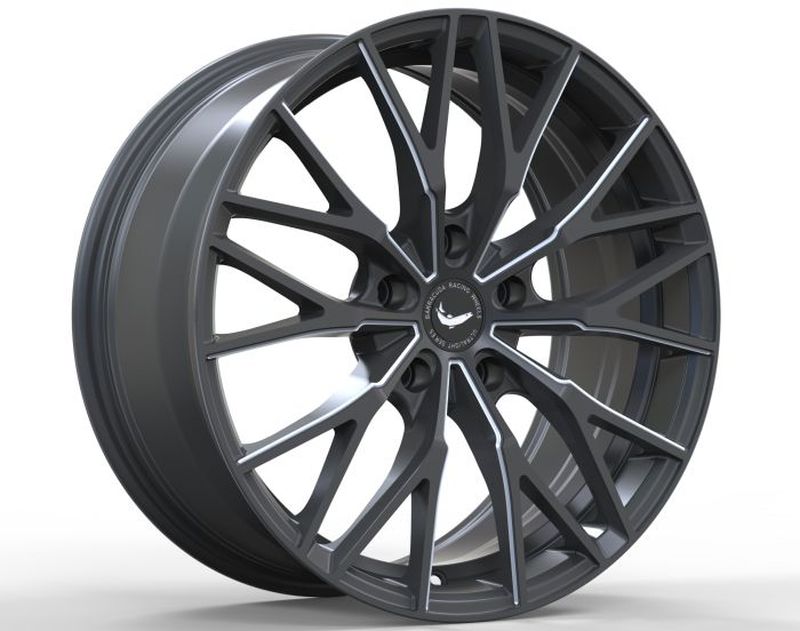 BARRACUDA PROJECT 3.0 Mattblack Puresports gefräst Felge 10x20 - 20 Zoll 5x114,3 Lochkreis - Beast Performance Fahrzeugtechnik OHG