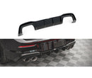 Diffuseur arrière V.2 Maxton Design pour Volkswagen Golf R Mk8 Noir/Brillant