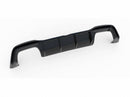 Diffuseur arrière V.2 Maxton Design pour Volkswagen Golf R Mk8 Noir/Brillant