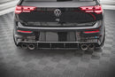 Maxton Design Street Pro Heck Diffusor V.2 für Volkswagen Golf R Mk8 Schwarz/Glanz
