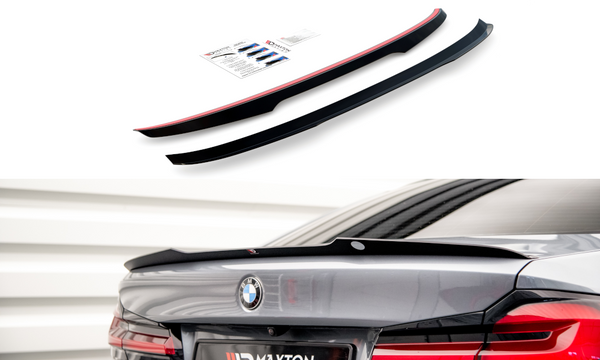 Maxton Design Spoiler CAP für BMW 5er G30 Facelift M-Paket schwarz matt - Beast Performance Fahrzeugtechnik OHG