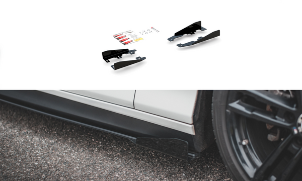 Maxton Design Side Flaps BMW 1er F20 M135i / M140i / M-Paket schwarz Hochglanz - Beast Performance Fahrzeugtechnik OHG
