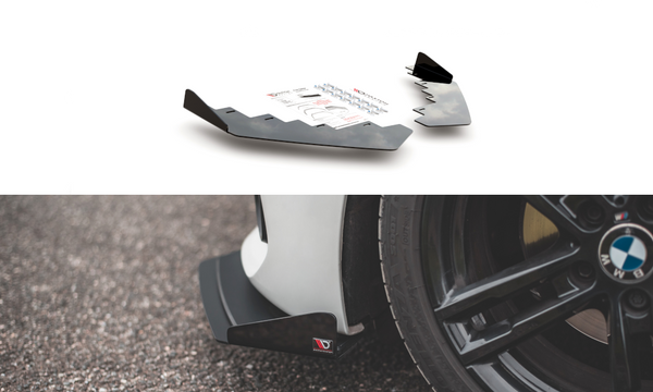 Maxton Design Flaps BMW 1er F20 M-Paket Facelift / M140i schwarz Hochglanz - Beast Performance Fahrzeugtechnik OHG