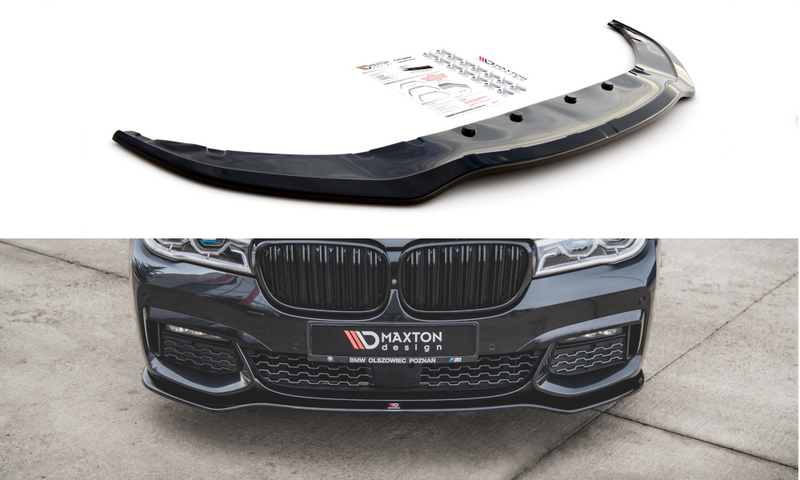 Maxton Design Front Ansatz V.1 für BMW 7 M-Paket G11 schwarz matt - Beast Performance Fahrzeugtechnik OHG