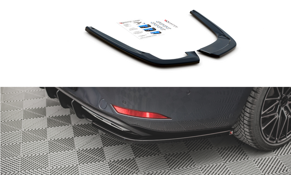 Maxton Design Heck Ansatz Flaps Diffusor für Seat Leon FR ST Mk4 schwarz Hochglanz - Beast Performance Fahrzeugtechnik OHG