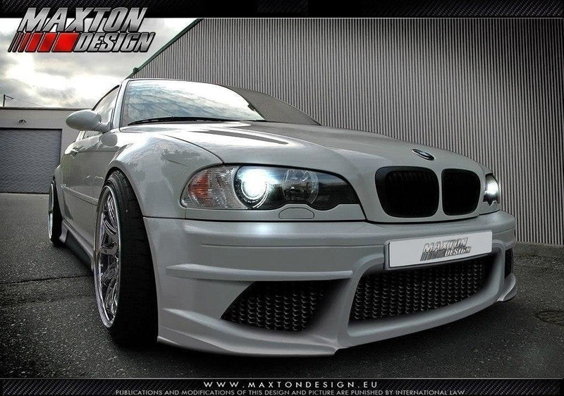 Maxton Design Front Stoßstange BMW 3er E46 - 4 TÃƒÅ“RER LIMOUSINE < GENERATION V > - Beast Performance Fahrzeugtechnik OHG