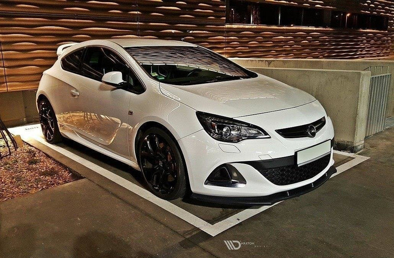 Maxton Design Front Ansatz für OPEL ASTRA J OPC / VXR v.1 schwarz Hochglanz - Beast Performance Fahrzeugtechnik OHG