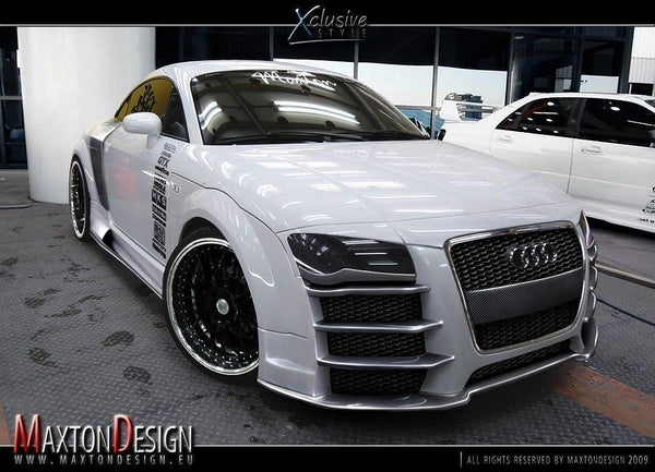 Maxton Design Scheinwerfer Blenden Böser Blick für Audi TT 8N < R8 Look > Für R8 Look Front Stoßstange - Beast Performance Fahrzeugtechnik OHG