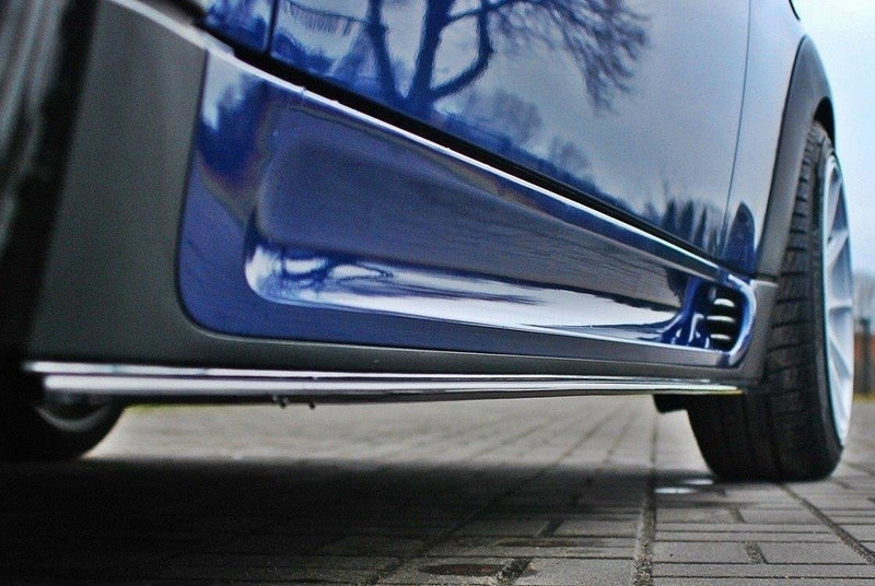 Maxton Design Seitenschweller Ansatz für MINI COOPER R56 JCW schwarz matt - Beast Performance Fahrzeugtechnik OHG