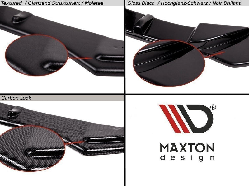 Maxton Design Front Ansatz für MERCEDES SLK R171 (FÜR ME-SLK-R171-AMG172-F1) schwarz Hochglanz - Beast Performance Fahrzeugtechnik OHG