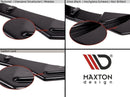 Maxton Design Front Stoßstange Frontschürze + Splitter passend für Mercedes SLK R171 (SLK R172 AMG Look) schwarz matt schwarz matt - Beast Performance Fahrzeugtechnik OHG