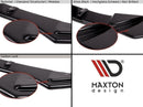 Maxton Design Mittlerer Diffusor Heck Ansatz für Audi TT S 8J  schwarz Hochglanz - Beast Performance Fahrzeugtechnik OHG