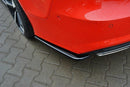 Maxton Design Heck Ansatz Flaps Diffusor für Audi A7 S-Line C7 FL schwarz matt - Beast Performance Fahrzeugtechnik OHG