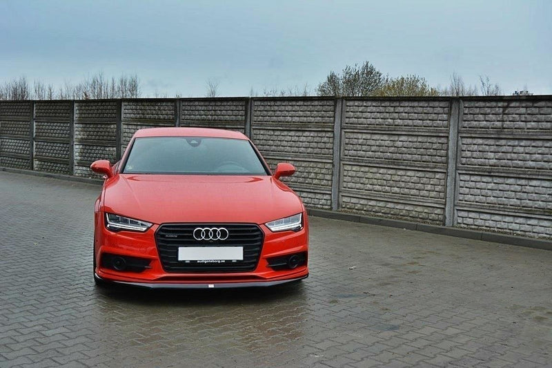 Maxton Design Front Ansatz für Audi S7 / A7 S-Line C7 FL Carbon Look - Beast Performance Fahrzeugtechnik OHG