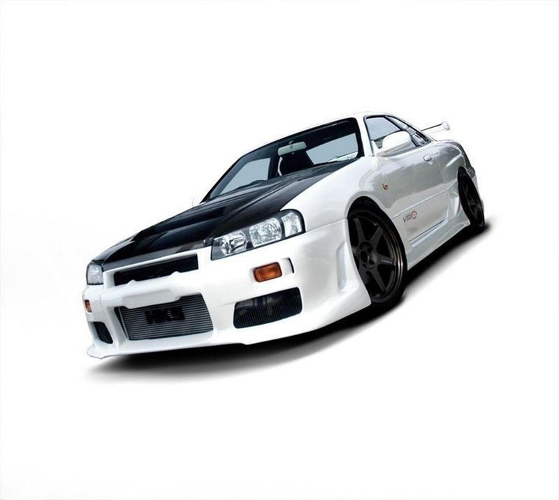 Maxton Design Front Stoßstange NISSAN SKYLINE R34 GTT - Beast Performance Fahrzeugtechnik OHG