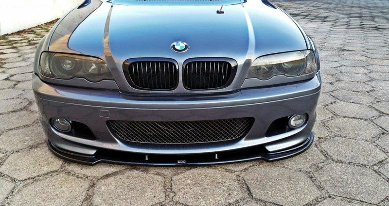 Maxton Design Front Ansatz V.1 für BMW 3er E46 M Paket COUPE Carbon Look - Beast Performance Fahrzeugtechnik OHG