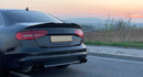 Maxton Design Spoiler CAP für Audi S4 B8 FL Limousine schwarz matt - Beast Performance Fahrzeugtechnik OHG
