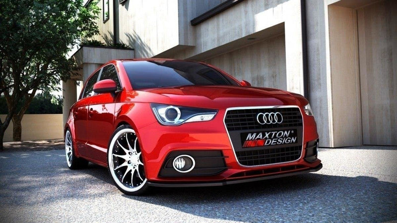 Maxton Design Front Ansatz für Audi A1 8X schwarz Hochglanz - Beast Performance Fahrzeugtechnik OHG